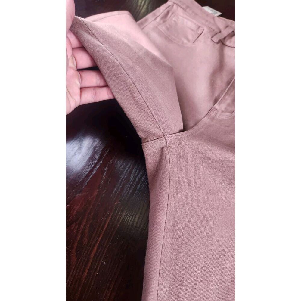 L'Agence Womens High Rise Coated Margot Skinny Jeans Brown Size 32 - Picture 10 of 11